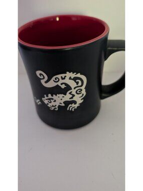 Starbucks 2011 Komodo Dragon Mug Year of the Dragon Black Bone China 16oz